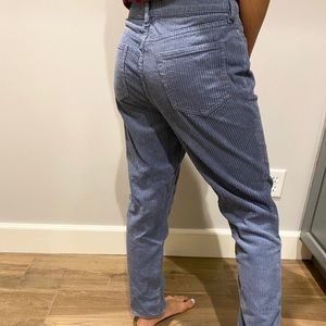 pacsun blue corduroy mom jeans